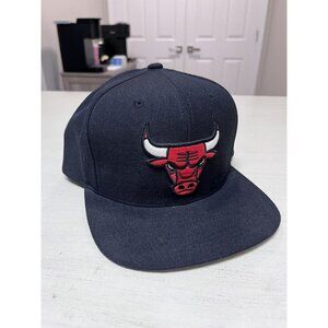 Chicago Bulls Mitchell & Ness Adjustable Snap Back Hat- Pre-Loved Condition